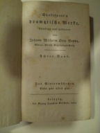 Szekspir -Julius Cezar -Daz Wintermahren- wydanie z 1825 r
