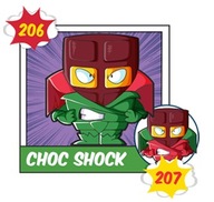 SUPER ZINGS seria 3 207 Choc Shock czerwony