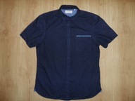 CAŁKIEM JAK NOWA GRANATOWA KOSZULA r L 42 BDB