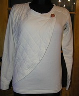 BIAŁA BLUZKA BLUZA PIKOWANA HENLEYS 38