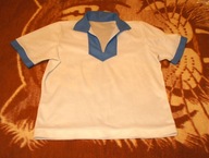 Bluzka damska RETRO PRL VINTAGE - biała