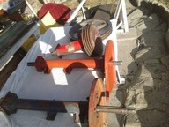 wałek do łuparki na wom koło łożysko podpora