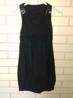 Czarna sukienka sportowa ze ściągaczem rozmiar XS