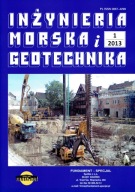 Inżynieria morska i geotechnika 1/2013