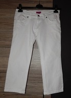 BIAŁE DŻINSY RYBACZKI L/XL ***J.E.A.N