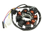 Iskrownik Stator Stojan 8 Cewek Zapłon Skuter 4T Gy6 139 Qma Qmb Romet 727