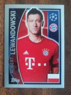 Naklejka Topps Champions League 2015/16 - ROBERT LEWANDOWSKI