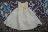 SUKNIA SUKIENKA GIRL GIRL ZOLTA NA LATO 6-12 MIE