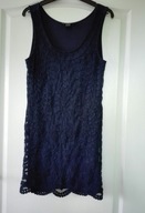 F&F Imprezowa Mini Sukienka z koronką r. 34/36