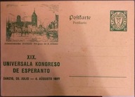 WMG. Kartka XIX Kongres Esperanto.