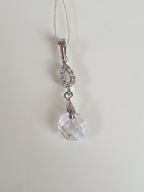 srebrna zawieszka z cyrkoniami * *NOWA