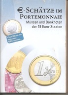 MONETY I BANKNOTY 15 KRAJÓW UNII EUROPEJSKIEJ.