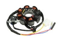 Iskrownik Stator Stojan 8 Cewek Zapłon Skuter 4T Gy6 139 Qma Qmb Romet 727