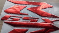 Emblemat SUZUKI Logo GSXR GSX-R K1-K8 2sztuki CZERWONE +Gratis