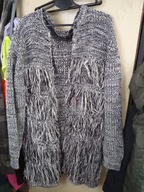 Sweter / narzutka z frędzlami Atmosphere