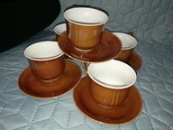 Serwis Kawowy 5 filiżanek Made in DPRK