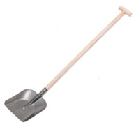 ŁOPATA DO PIASKU DUŻA NAJWYŻSZEJ JAKOŚCI TRZON DREWNIANY 90 CM MAAN METAL