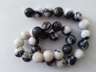 H6- JASPIS ZEBRA - kula - 12mm - 10 sztuk