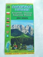 ZAKOPANE I OKOLICE PLAN MIASTA 2003/04- 1:12500