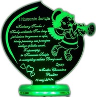 I KOMUNIA ŚWIĘTA PODŚWIETLANA PAMIĄTKA 4KOLORY LED