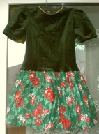 ,>USA sukieneczka swiąteczna lat 8- 124cm