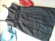 * CLAIRE.DK * SUKIENKA LETNIA CZARNA_42/44