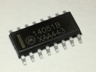 MC14051BD 8-kanał analog multiplexer SO16 Motorola - 5 sztuk