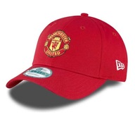 MANCHESTER UNITED Licencjonowana bawełniana czerwona czapka z daszkiem