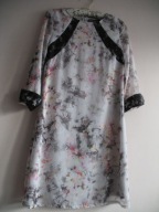 LITTLE MISTRESS SUKIENKA w kwiaty z koronką 36