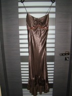 # SUKIENKA wieczorowa CZEKOLADOWA R. 40 #