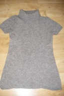 Sweter tunika PROMOD r. L, beż, krótki rękaw!