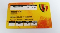 bilet KORONA Kielce - ZAGŁĘBIE Lubin 2009