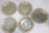 KOMPLET 5 TALERZY PORCELANA POLSKA CHODZIEŻ