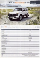 Łada 4x4 Urban 5d prospekt 2017 Słowacja Niva