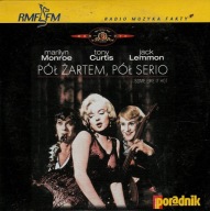 PÓŁ ŻARTEM PÓŁ SERIO Marilyn Monroe DVD FOLIA