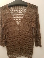 DAMSKI SWETER KORONKOWY R.S/M KARDIGAN SWETR