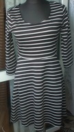 ^sliczna sukienka w paski r 36-40