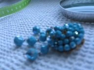 broszka turkusy imitacja vintage PRL Jablonex?