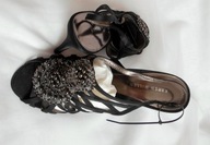 Karen Millen sandały na obcasie,skóra 39