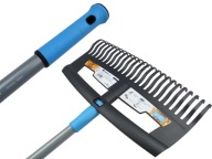 GRABIE DO LIŚCI/TRAWY TWORZYWO SZTUCZNE TRZONEK ALUMINIOWY 39X168CM