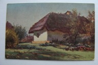 E. WRZESZCZ PORANNE SŁOŃCE WIEJSKA CHATA przedw.