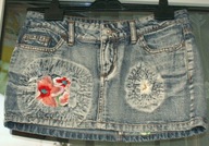 ++ sliczna spódnica jeansowa, r 36