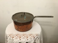 Stary Miedziany Garnek 6L