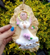 Anioł Stróż na drewnie OBRAZ różne okazje