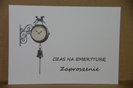 Zaproszenia z okazji emerytury spotkanie emerytura