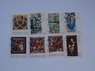Polska - Witraże polskie - Fi. 1955-62 kasowane
