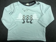 Bluzeczka Wojcik 74 wygodna 6-9m koszulka lisek