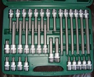 JONNESWAY KPL. 32SZT. KL. TORX Z NASADKAMI 1/2''