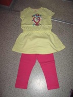 Legginsy / getry + tunika rozm. 98/104 Komplet