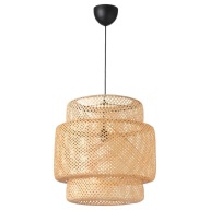 IKEA SINNERLIG LAMPA WISZĄCA SUFITOWA BOHO BAMBUS 27 CM ŻYRANDOL